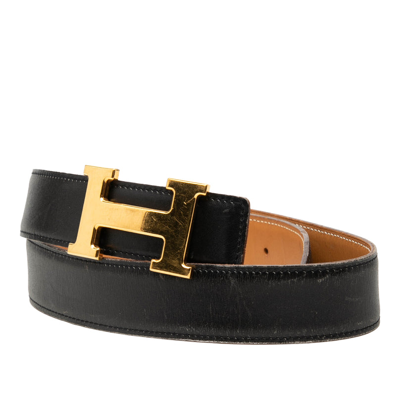 Box Calf Constance H Reversible Belt - Image 2