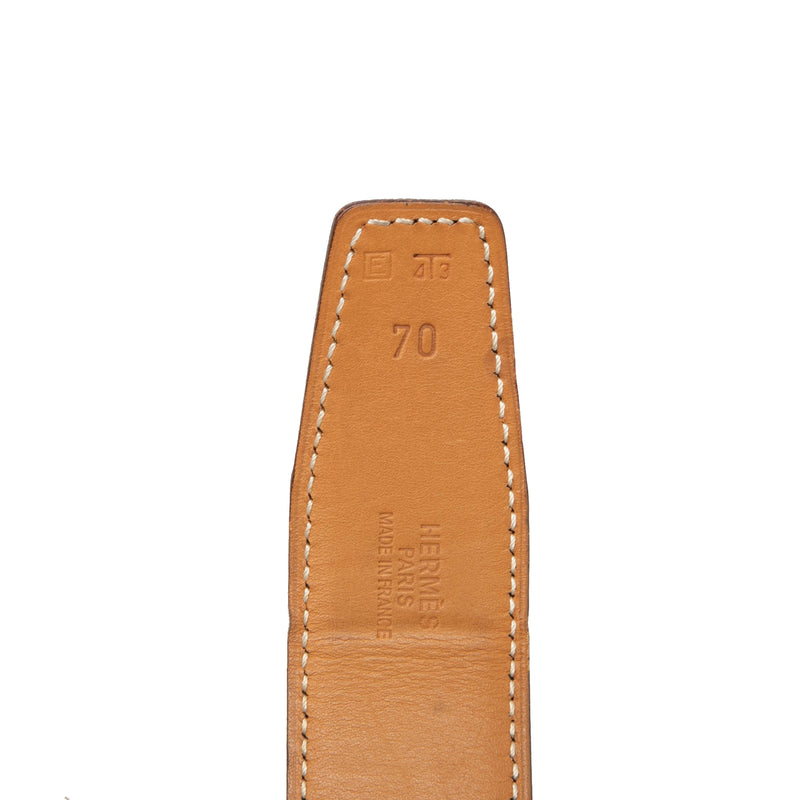 Box Calf Constance H Reversible Belt - Image 6