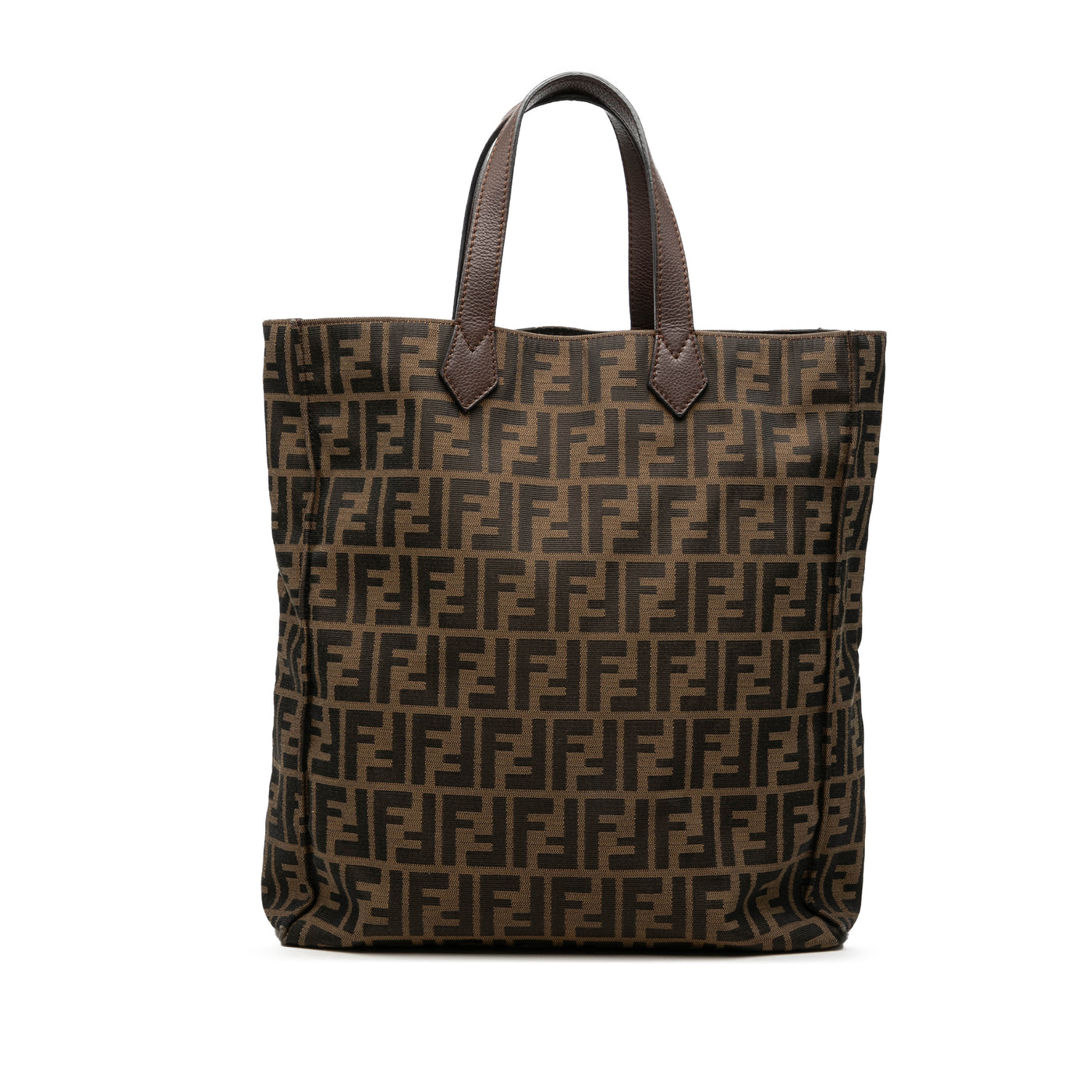 Zucca Canvas Vertical Shopping Tote - Image 1