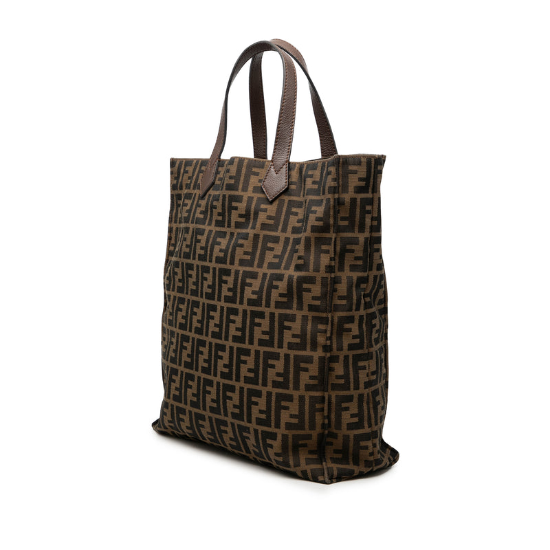 Zucca Canvas Vertical Shopping Tote - Image 2