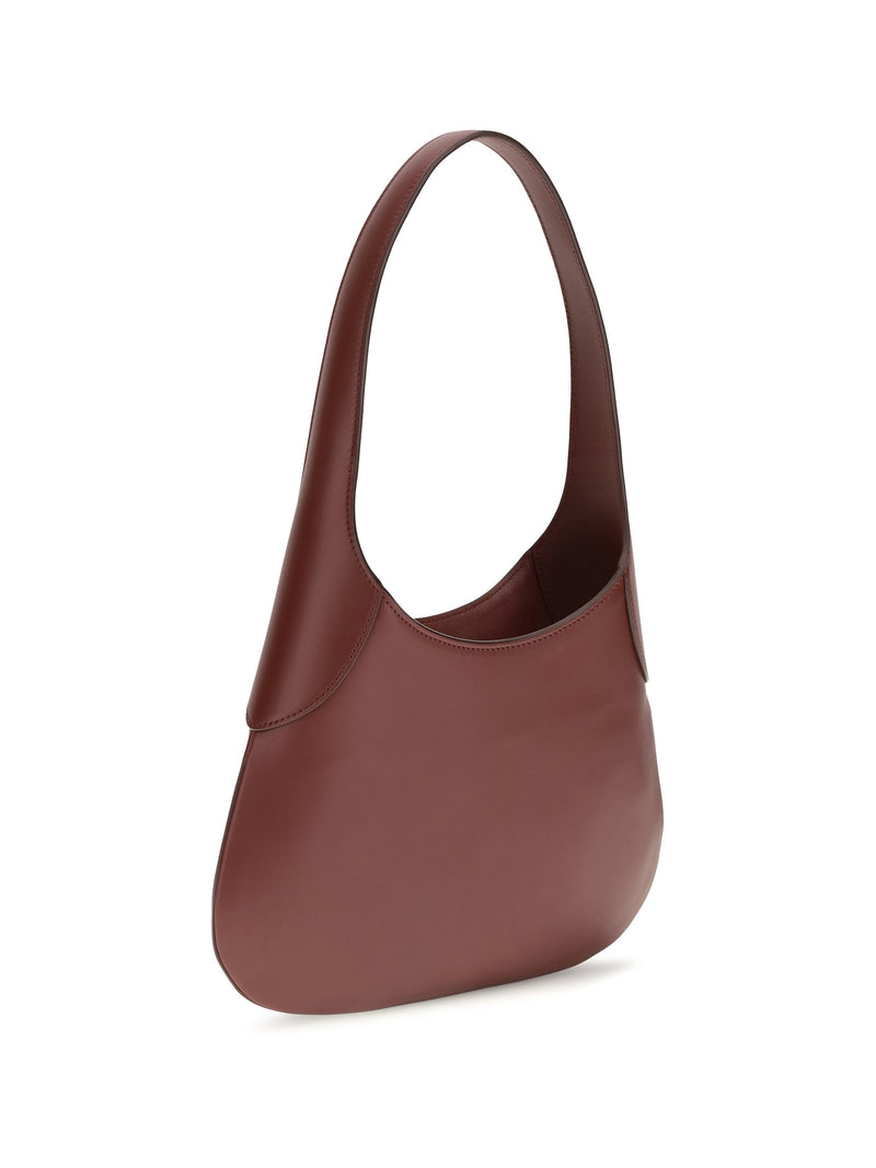 Khaite Joan Shoulder Bag — Red Calf Leather Bos Taurus
