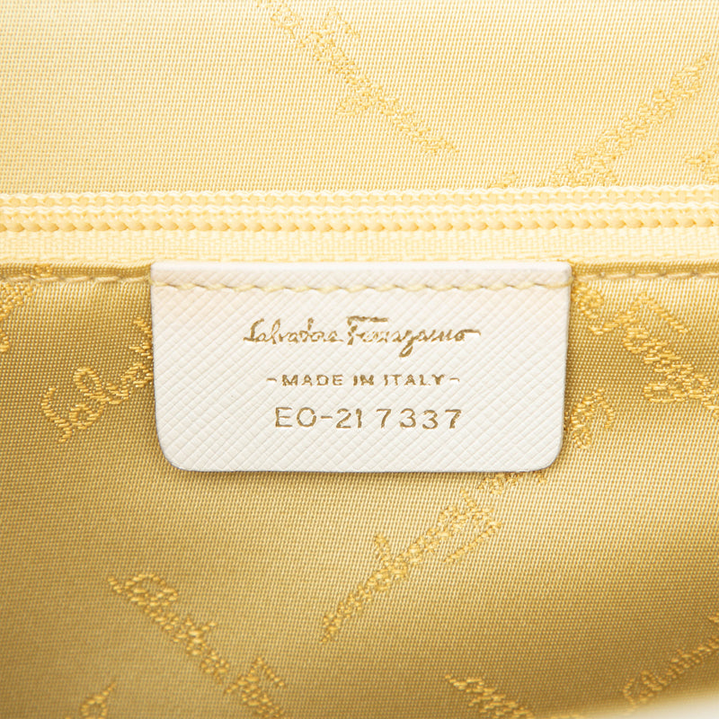 Leather Gancini Satchel - Image 5