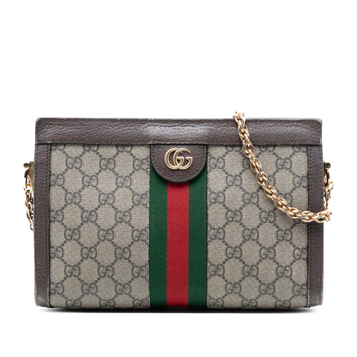 Small GG Supreme Web Ophidia Chain Crossbody - Image 1