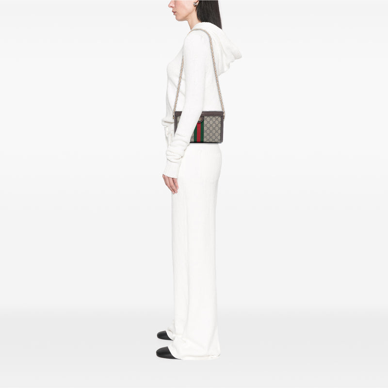 Small GG Supreme Web Ophidia Chain Crossbody - Image 7