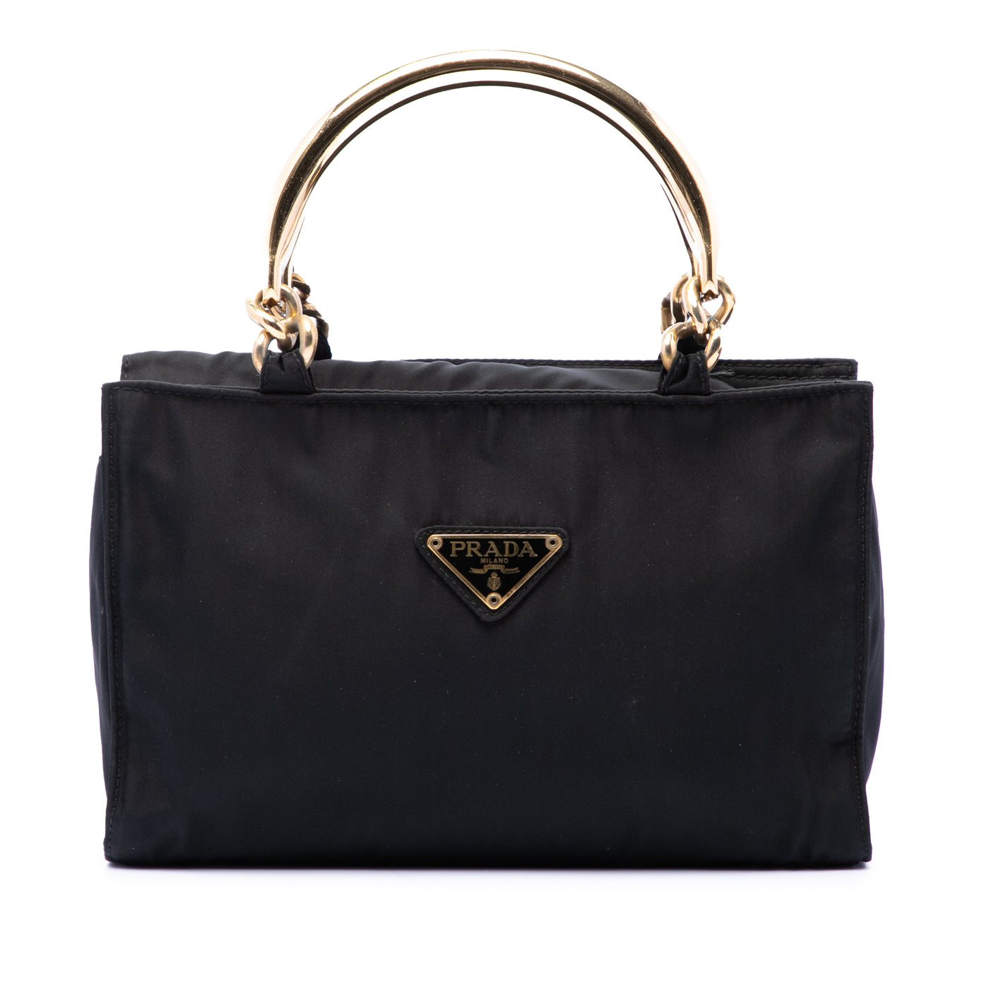 Tessuto Metal Handle Bag - Image 1