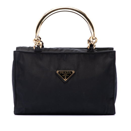 Tessuto Metal Handle Bag - Image 1