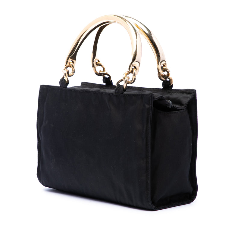 Tessuto Metal Handle Bag - Image 2