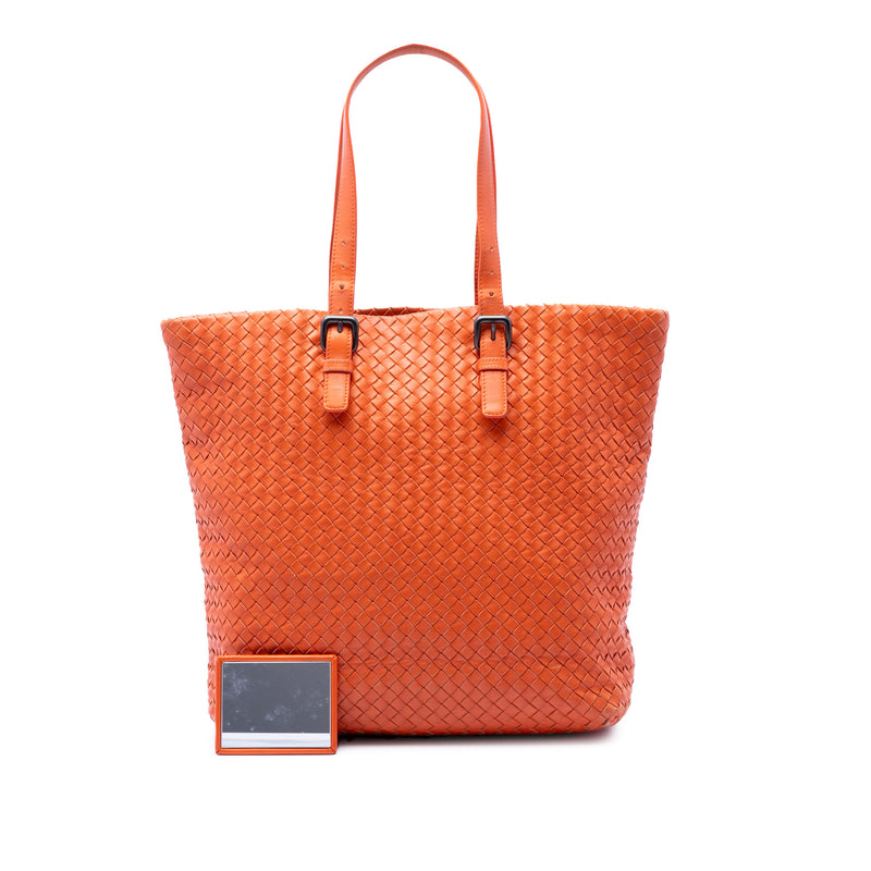 Nappa Intrecciato Belt Strap Tote - Image 8