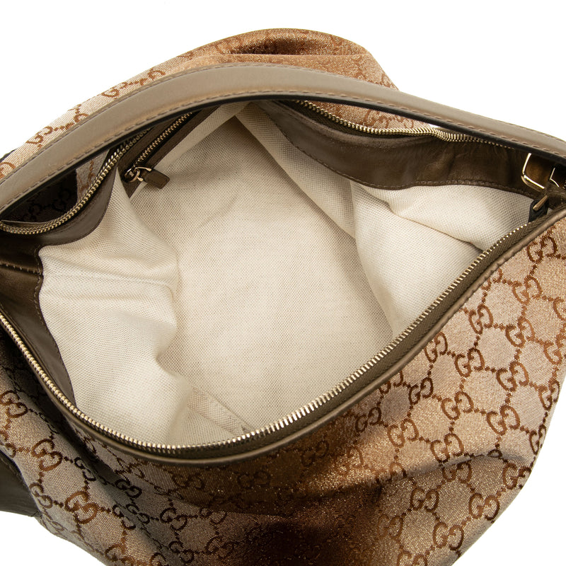GG Lurex Heart Bit Shoulder Bag - Image 4