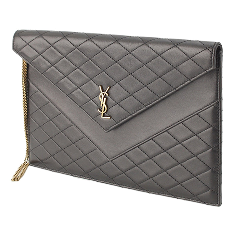 Matelasse Lambskin Gaby Double Flap Chain Clutch - Image 2