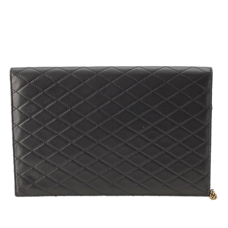 Matelasse Lambskin Gaby Double Flap Chain Clutch - Image 3