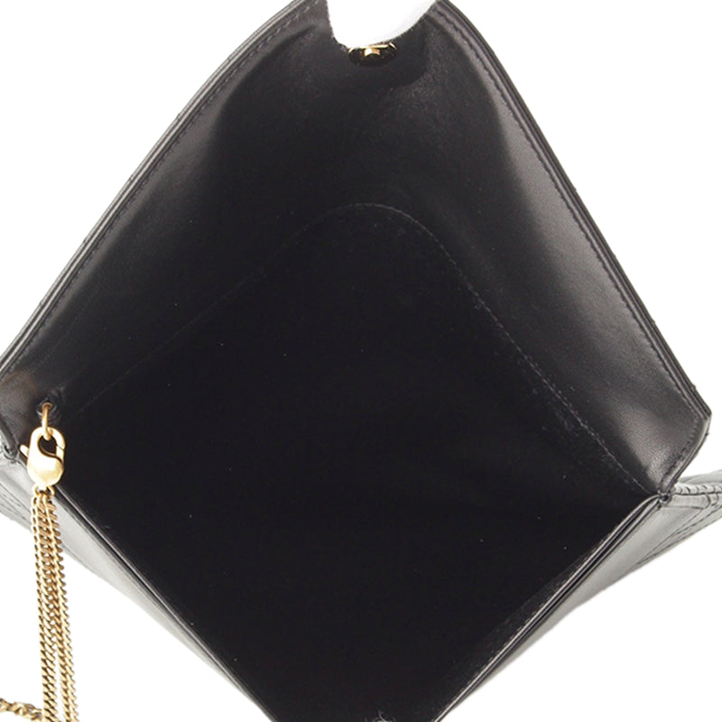 Matelasse Lambskin Gaby Double Flap Chain Clutch - Image 6