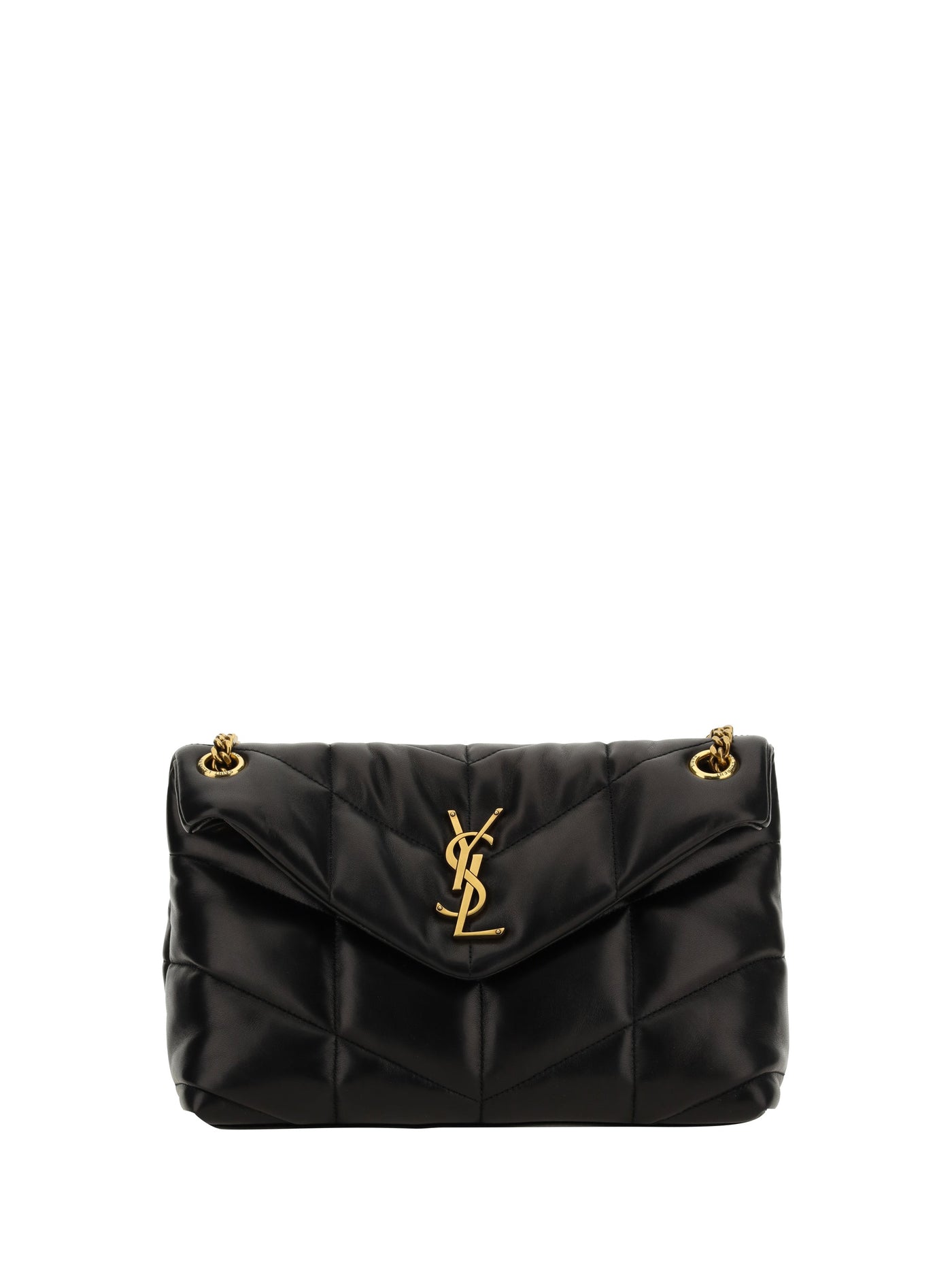 Saint Laurent Shoulder Bag — Black Lamb