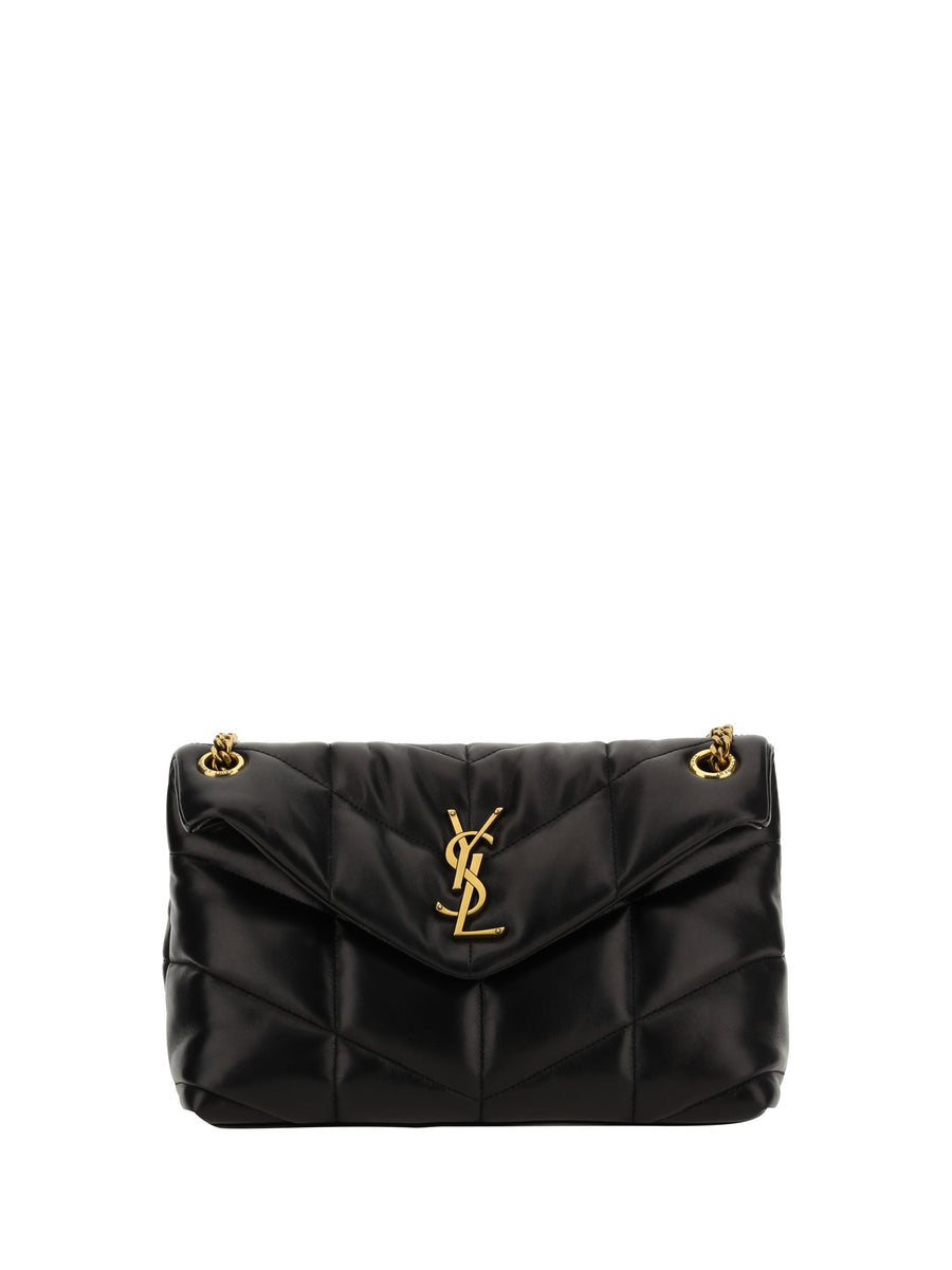 Saint Laurent Shoulder Bag — Black Lamb