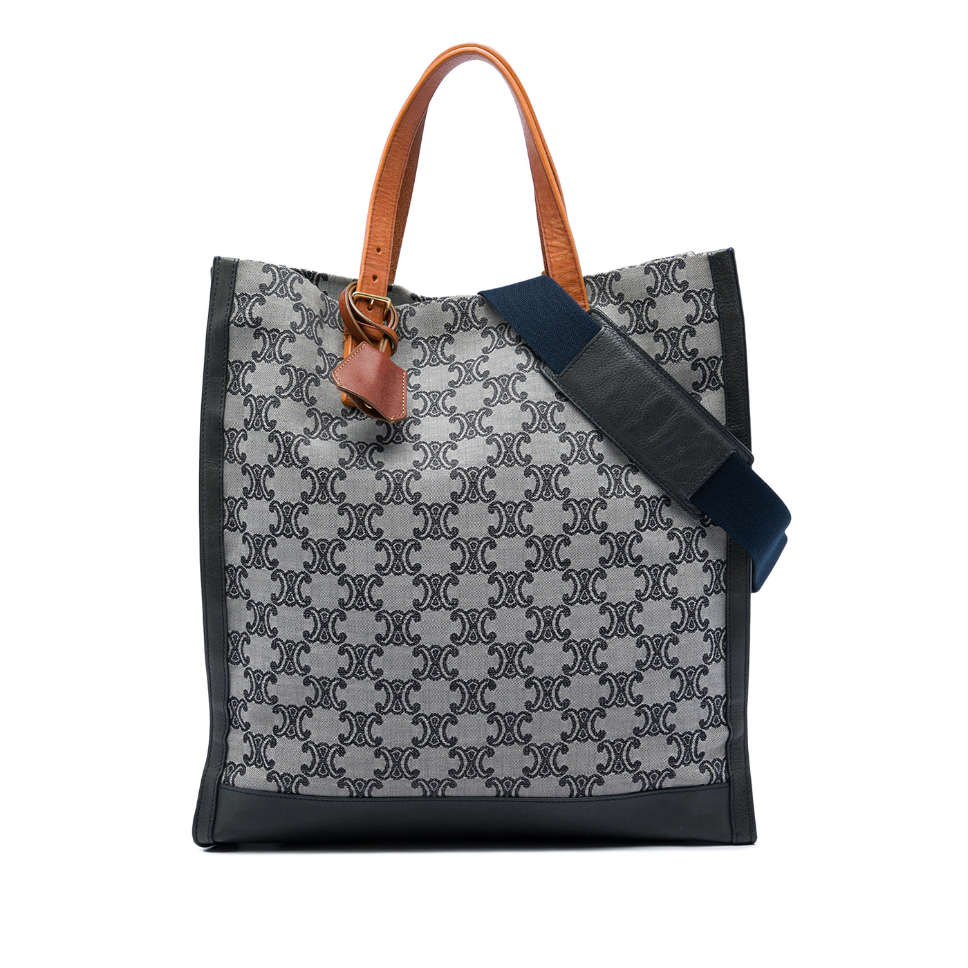 Triomphe Canvas Vertical Tote - Image 1