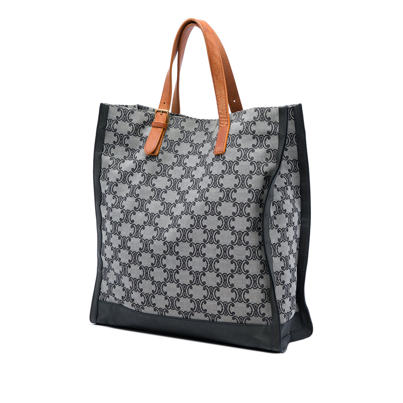 Triomphe Canvas Vertical Tote - Image 2