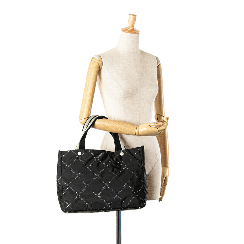 Old Travel Line Nylon Tote - Image 12