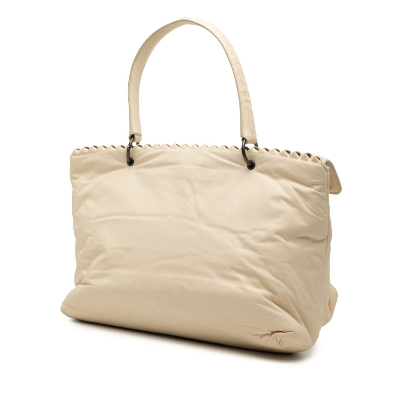 Intrecciato Trimmed Nappa Tina Handbag - Image 2
