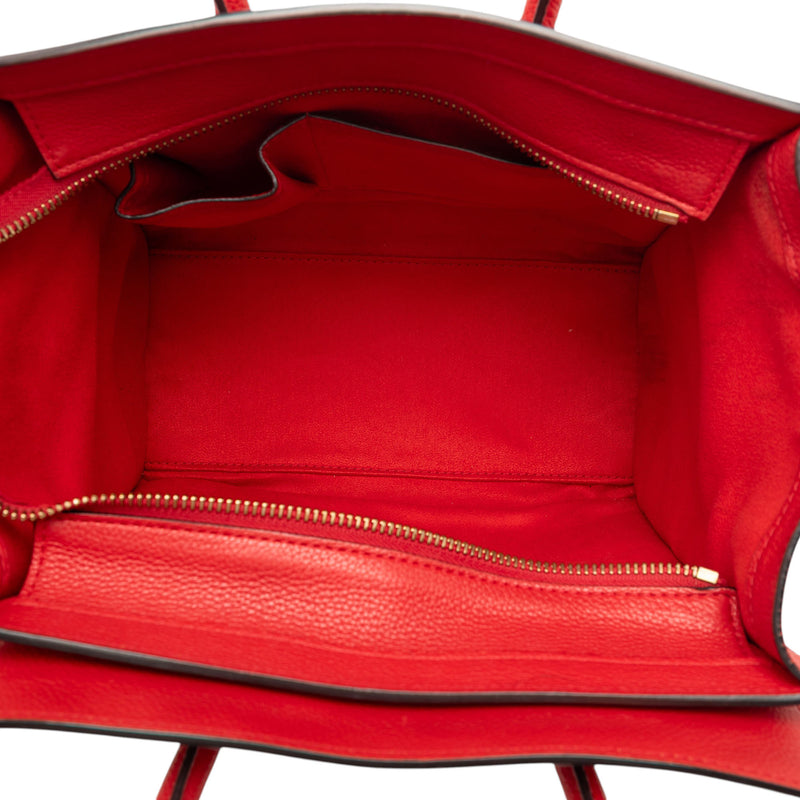 Micro Calfskin Luggage Tote - Image 4