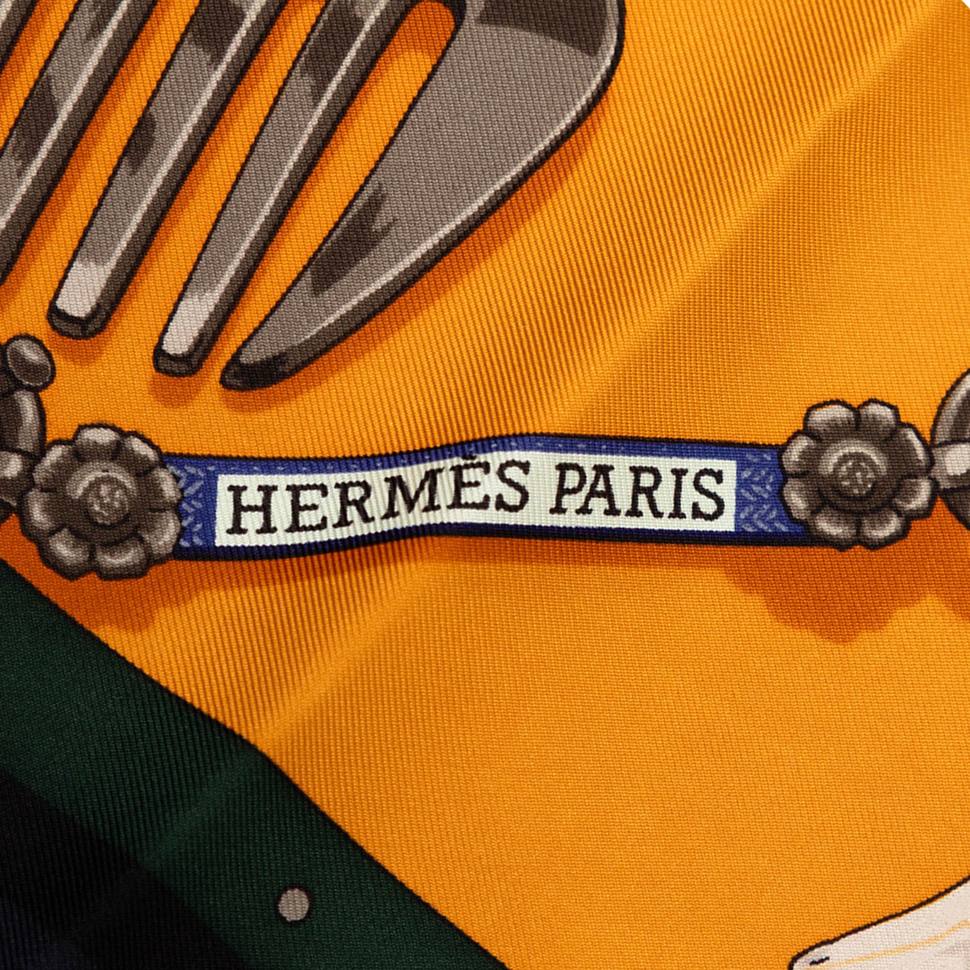 Memoire d Hermes Silk Scarf 90 - Image 3