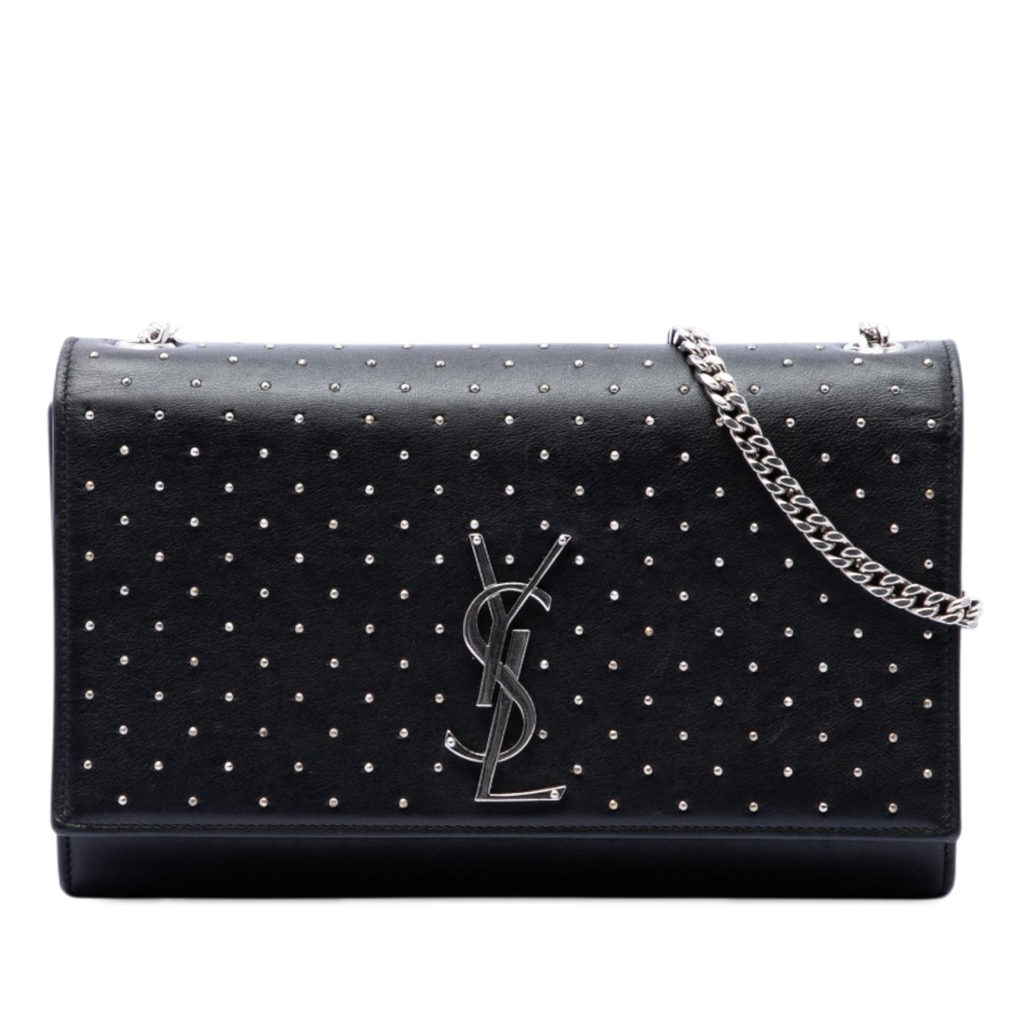 Medium Studded Calfskin Monogram Kate Crossbody - Image 1