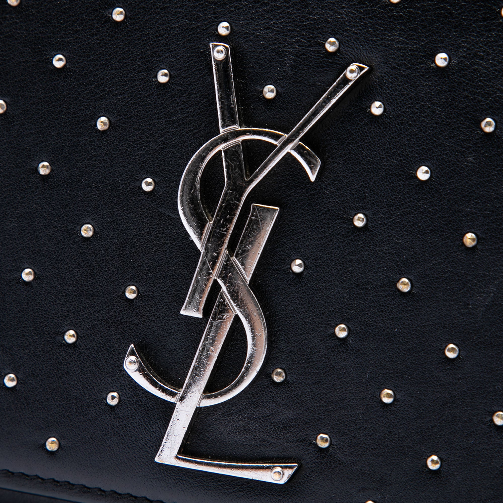 Medium Studded Calfskin Monogram Kate Crossbody - Image 5