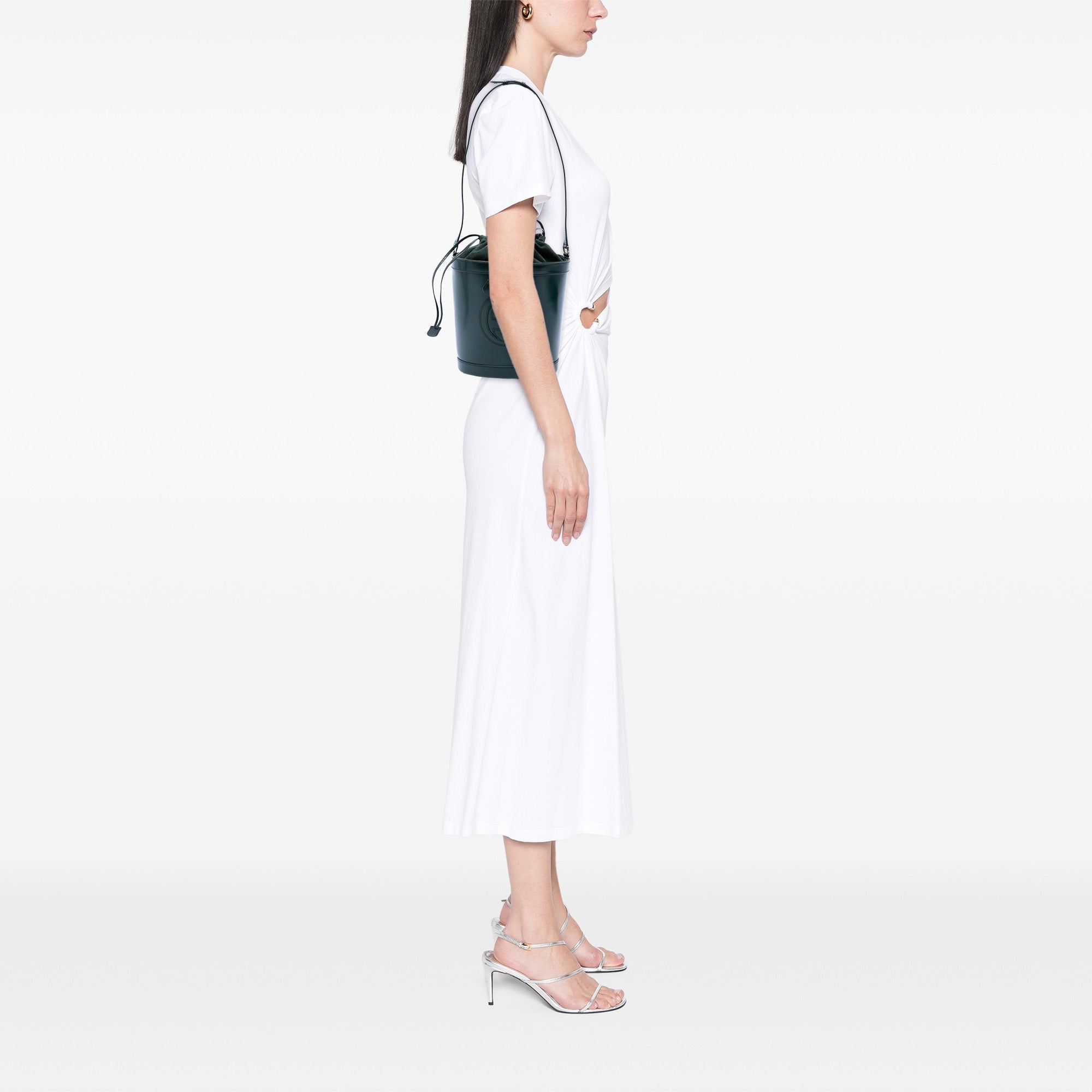 Calfskin Interlocking G Bucket Bag - Image 6