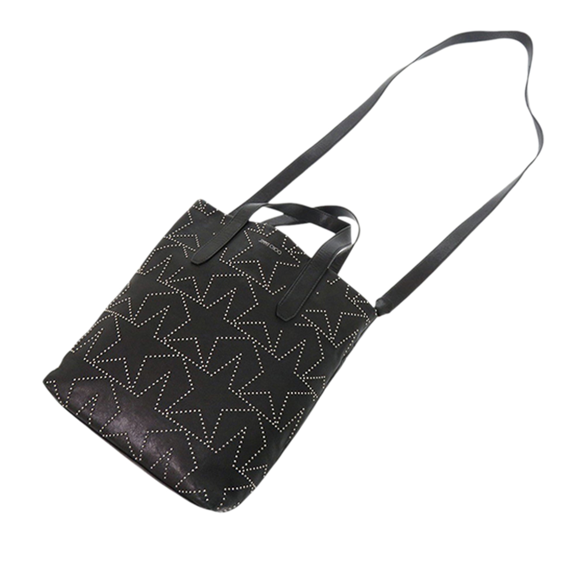 Leather Star Studded Sofia Tote - Image 2
