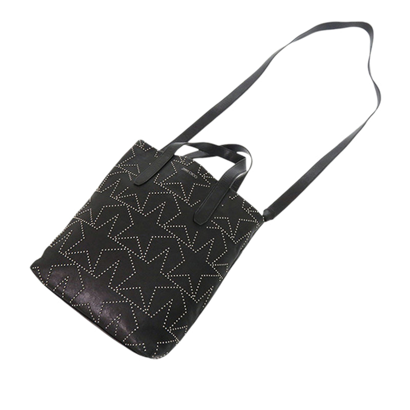 Leather Star Studded Sofia Tote - Image 2