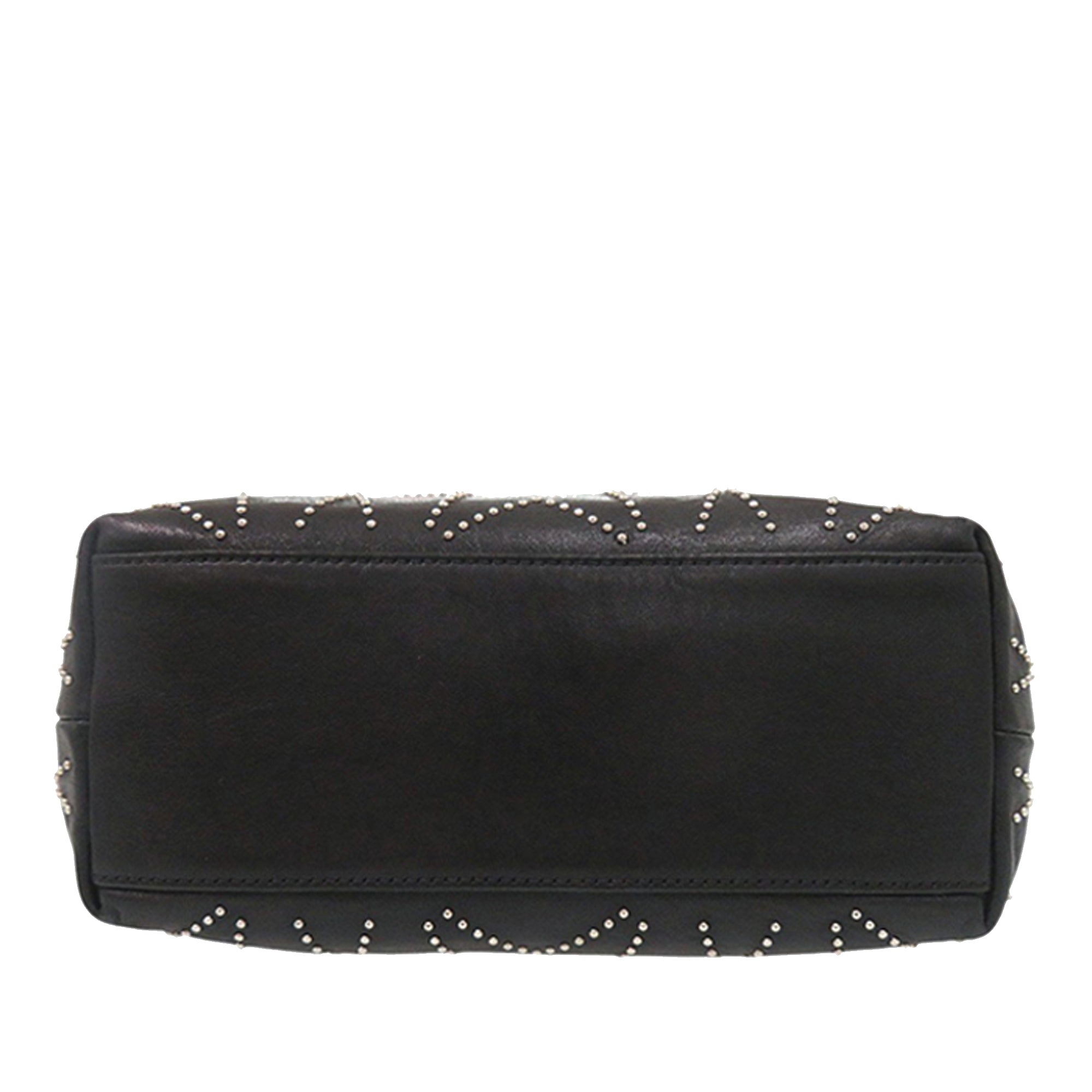 Leather Star Studded Sofia Tote - Image 4
