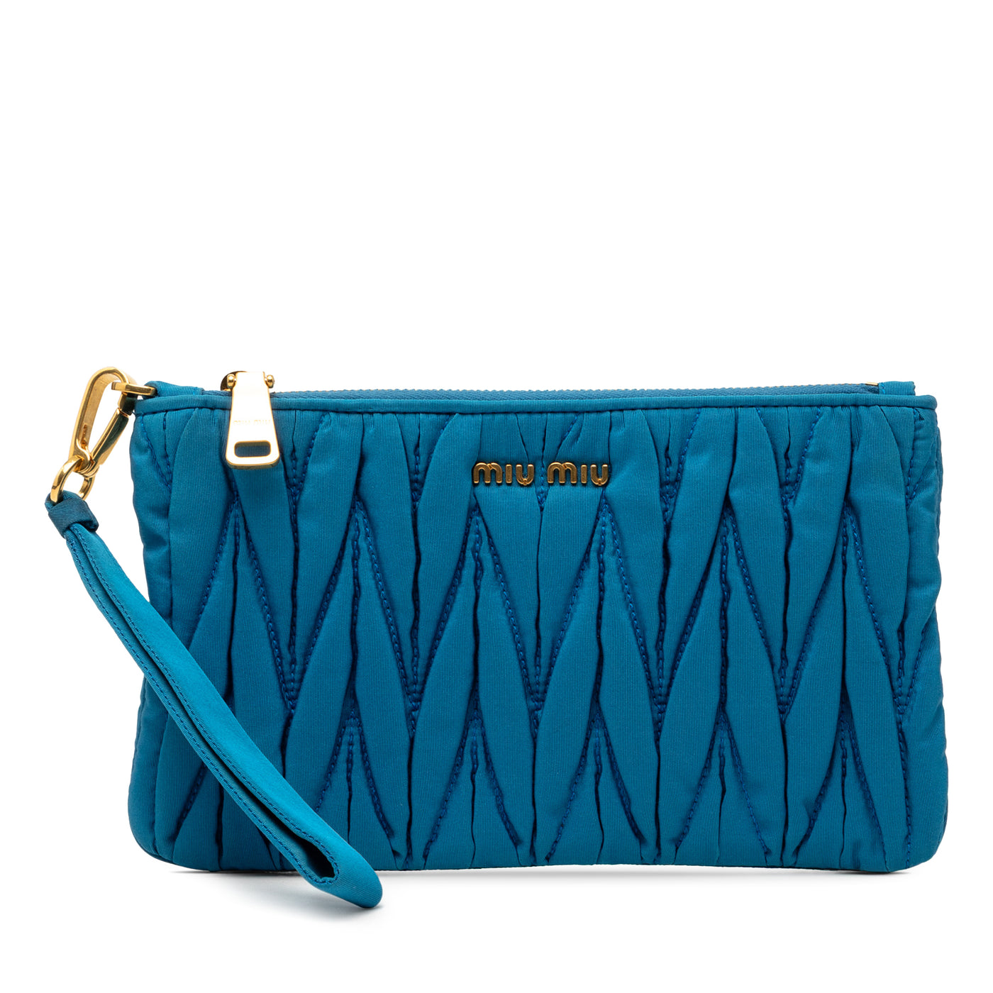 Matelasse Nylon Clutch - Image 1