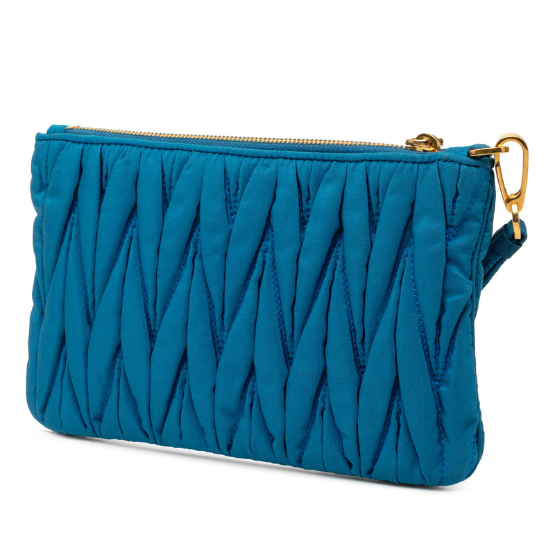 Matelasse Nylon Clutch - Image 2