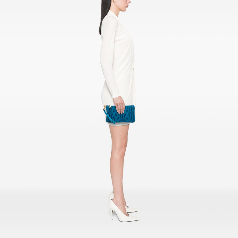Matelasse Nylon Clutch - Image 6
