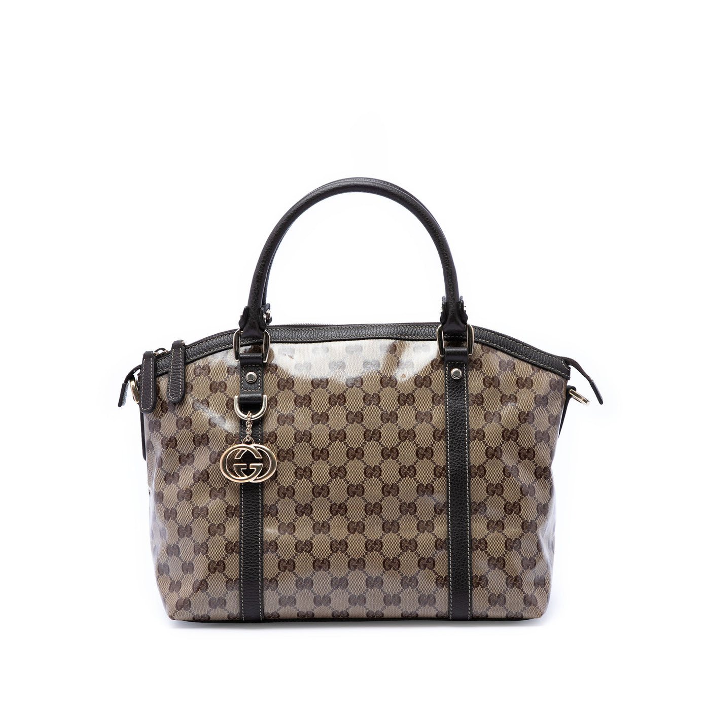 Medium GG Crystal Charm Dome Satchel - Image 1