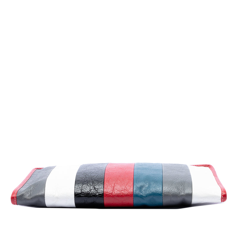 Lambskin Striped Bazar Clutch - Image 3