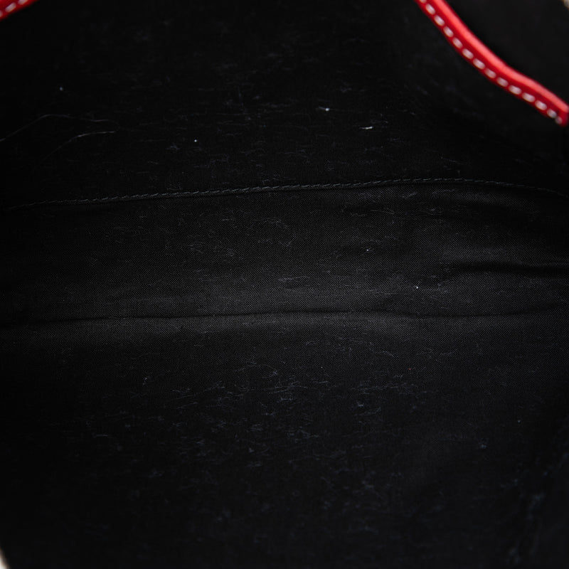 Lambskin Striped Bazar Clutch - Image 4