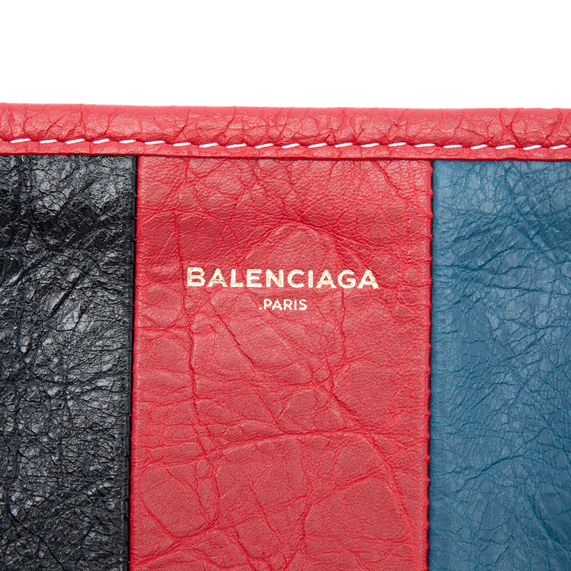 Lambskin Striped Bazar Clutch - Image 5