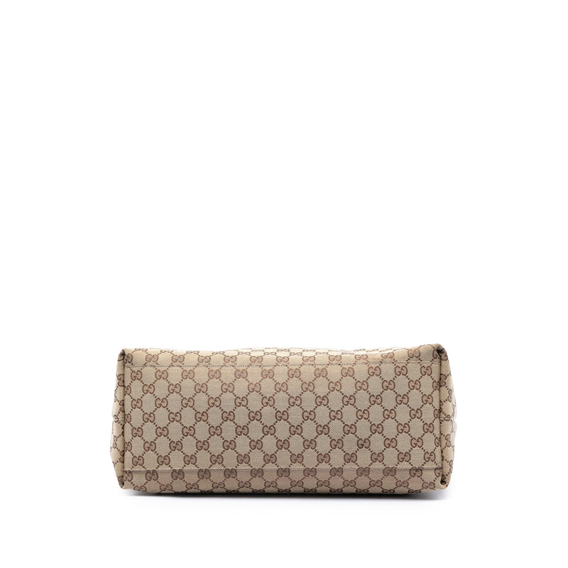 GG Canvas Web Tote - Image 3