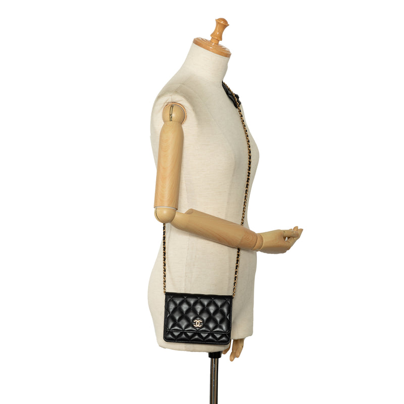 Lambskin Romance Wallet On Chain - Image 11