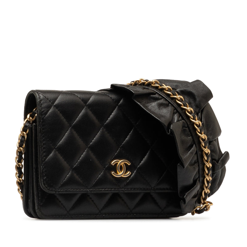 Lambskin Romance Wallet On Chain - Image 2