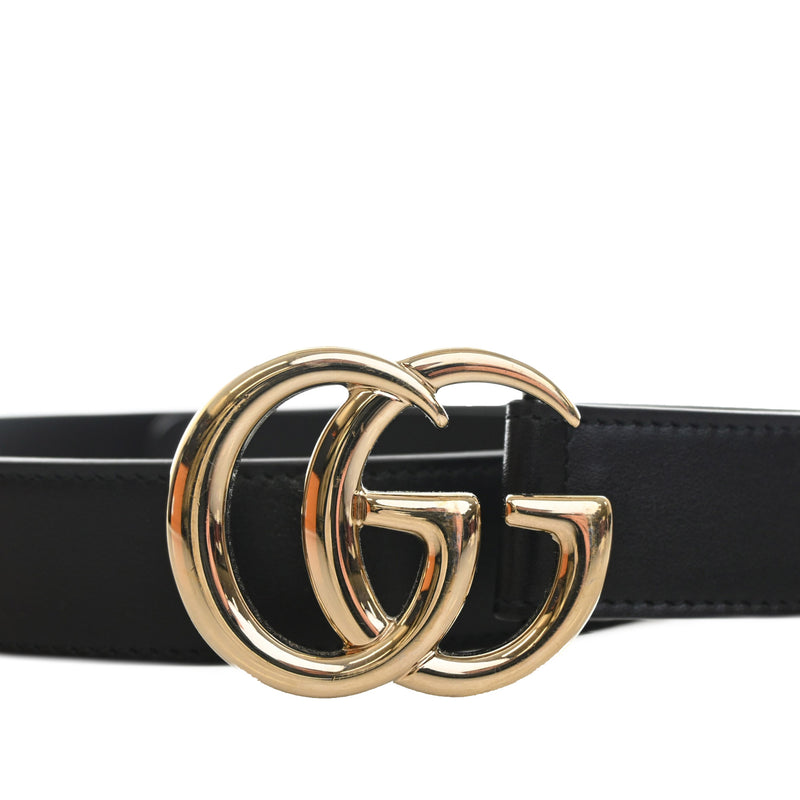 GG Marmont Calfskin Wide Belt - Image 4