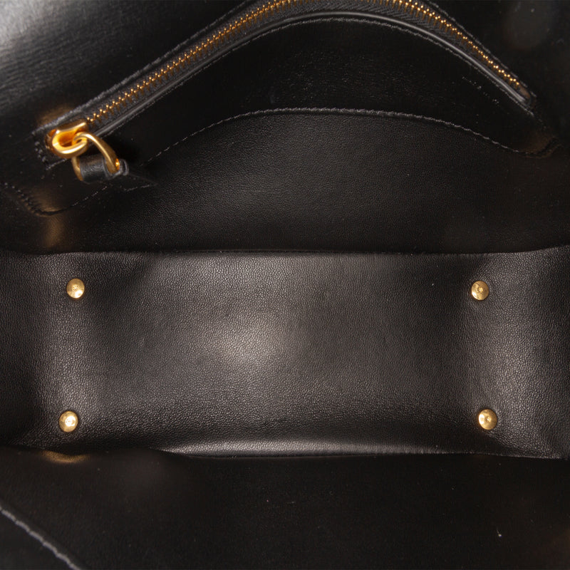 Medium Leather Vlogo Chain Shoulder Bag - Image 4