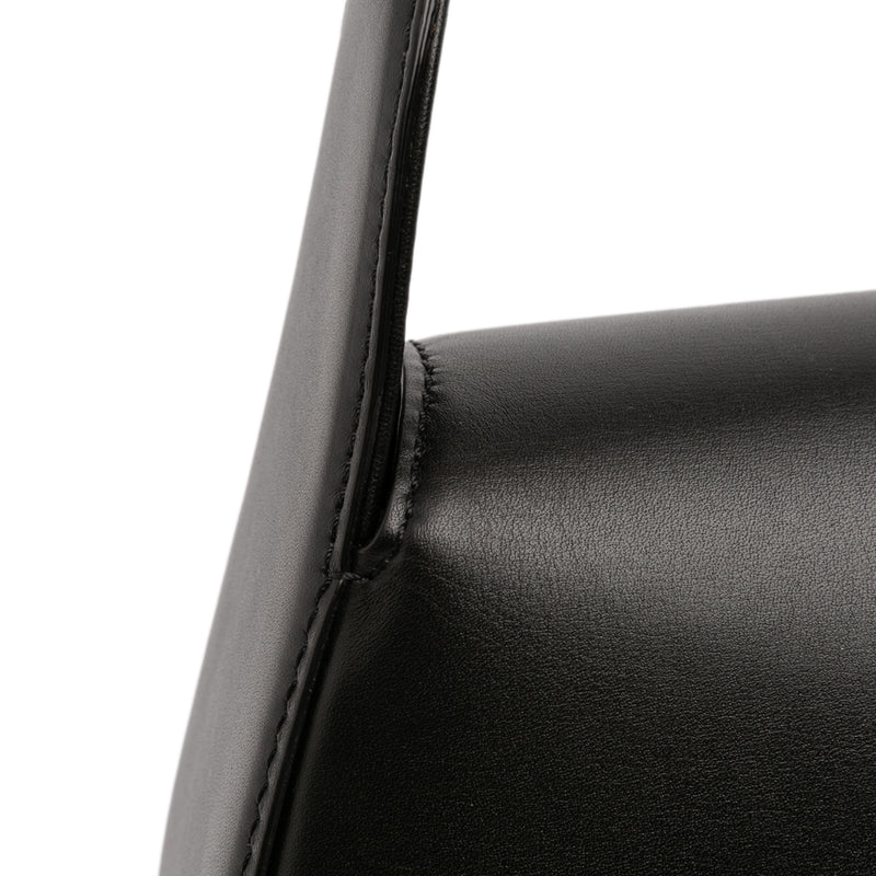 Medium Leather Vlogo Chain Shoulder Bag - Image 9