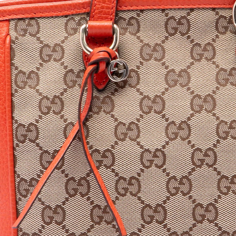 Small GG Canvas Bree Satchel - Image 6