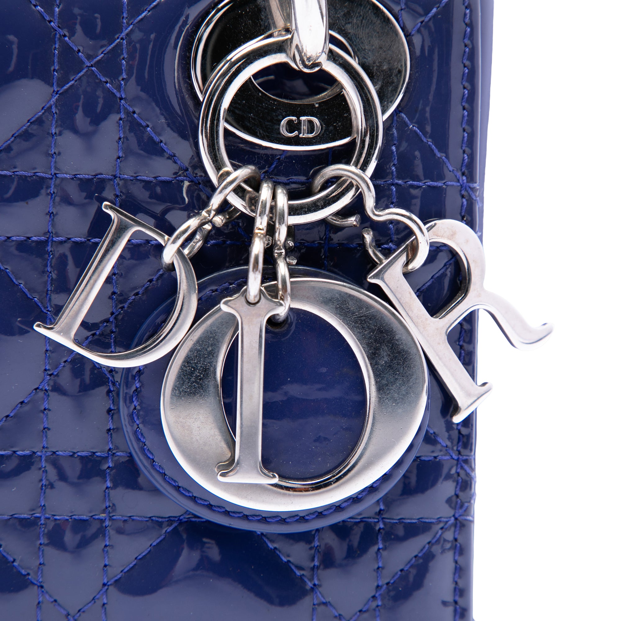 Mini Patent Cannage Lady Dior - Image 5