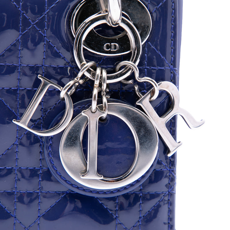 Mini Patent Cannage Lady Dior - Image 5