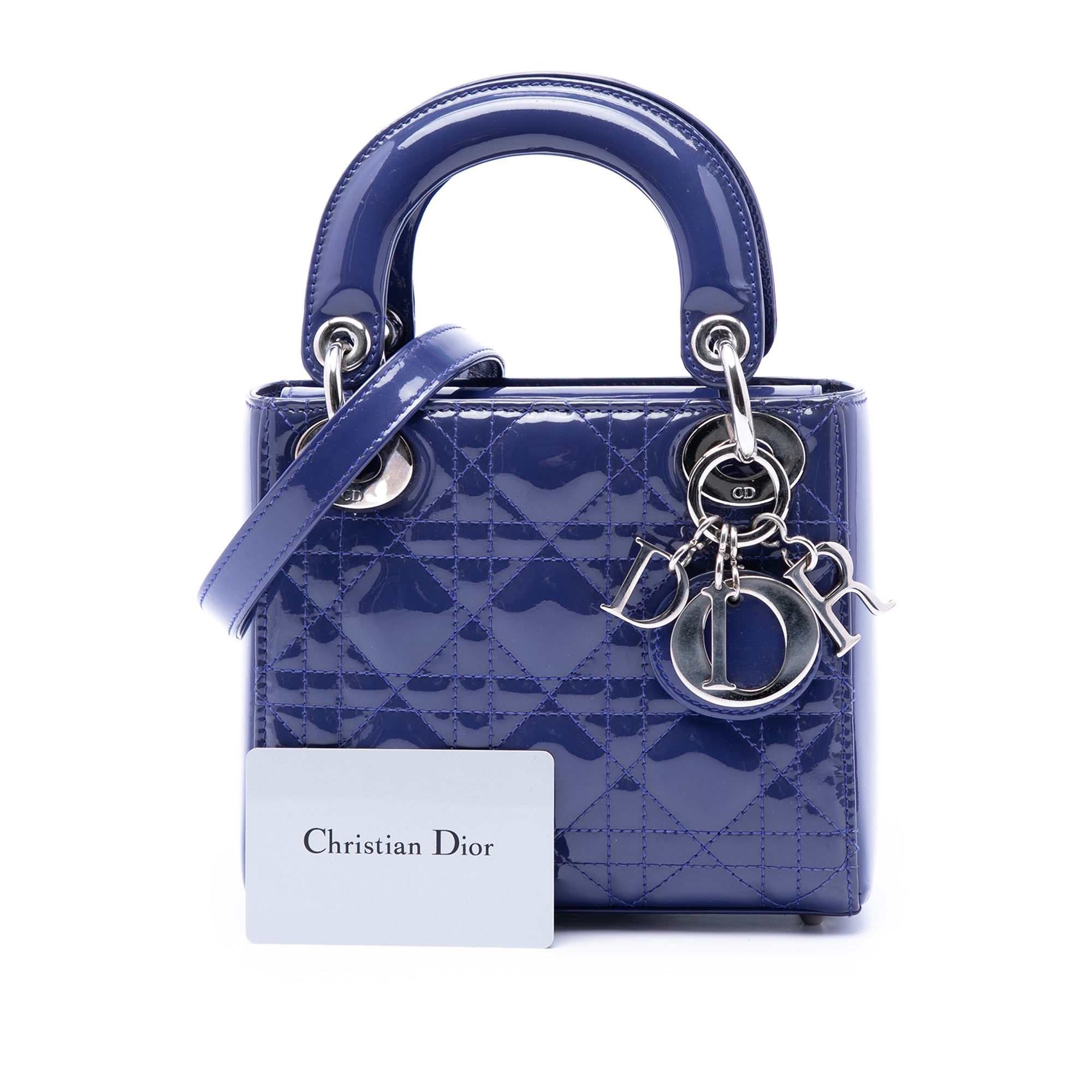 Mini Patent Cannage Lady Dior - Image 7
