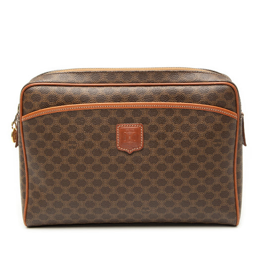 Macadam Coated Canvas Clutch - Image 1
