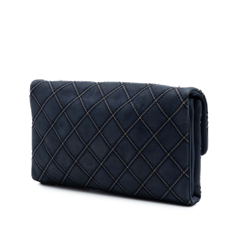 Jumbo Quilted Calfskin Triple Stitched Flap - Image 2