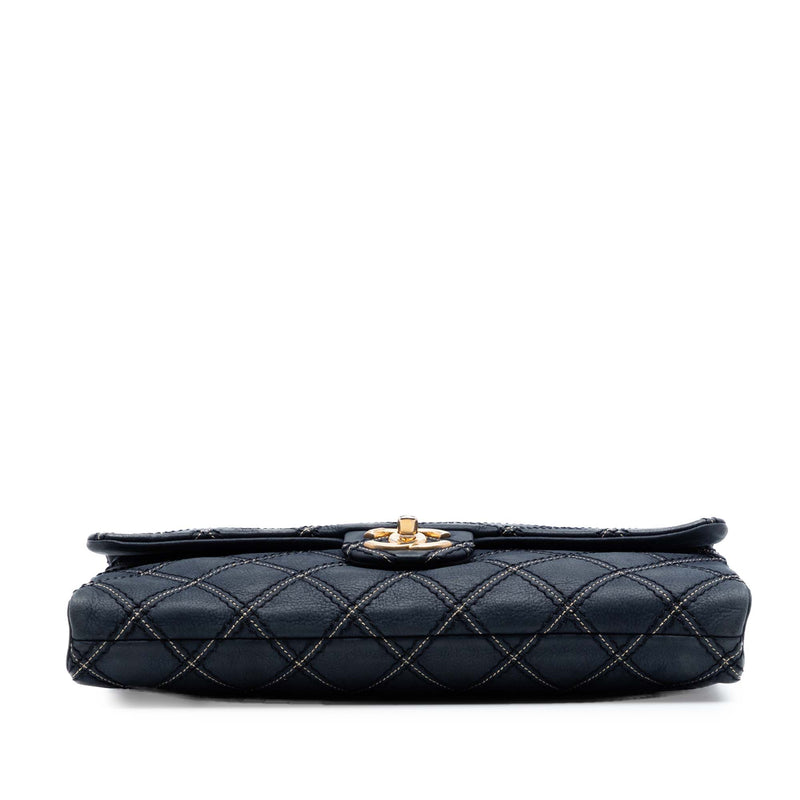 Jumbo Quilted Calfskin Triple Stitched Flap - Image 3